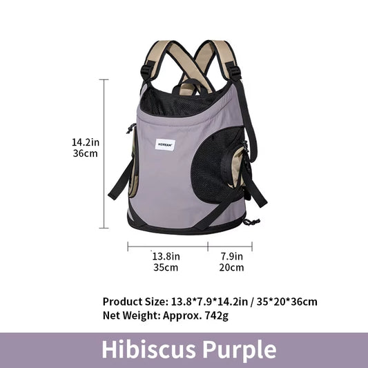 Pet Front Carry Chest Backpack – Stylish, Secure & Super Comfortable for Outdoor Adventures